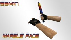 Скачать модель Knife | Marble Fade для cs 1.6.